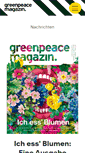 Mobile Screenshot of greenpeace-magazin.de